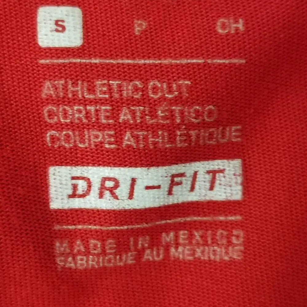Tampa Bay Buccaneers Hooded Shirt Mens Small Red Nike‎ Dri-Fit NFL Football